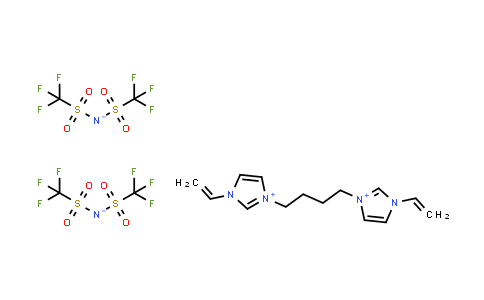 1312310-16-9 | 3,3'-(丁烷-1,4-二酰基) 双(1-乙烯基-3-咪唑) 双(三氟甲基磺酰)酰亚胺