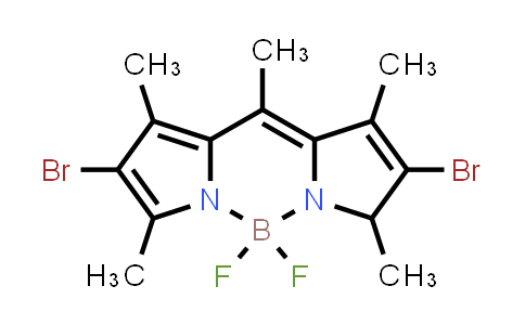 MC861939 | 134382-52-8 | 2,8-二溴-5,5-二氟-1,3,7,9,10-五甲基-5H-4l4,5l4-二吡咯并[1,2-c:2',1'-f][1,3,2]二氮杂硼宁