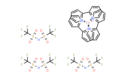 MC861946 | 1353745-91-1 | 三(2,2'-联吡啶)三(三氟甲磺酰亚胺)钴(III)