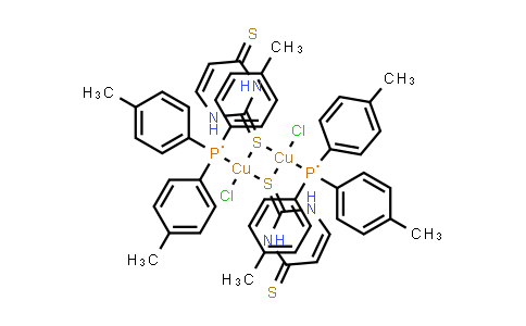 MC861954 | 136129-66-3 | Dichlorobis[μ-(2,4(1H,3H)-pyrimidinedithione-S2:S2)]bis[tris(4-methylphenyl)phosphine]dicopper