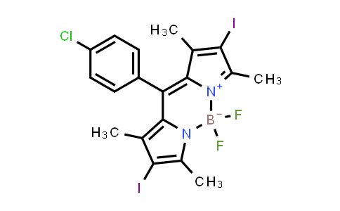 1413403-23-2 | 10-(4-Chlorophenyl)-5,5-difluoro-2,8-diiodo-1,3,7,9-tetramethyl-5H-dipyrrolo[1,2-c:2',1'-f][1,3,2]diazaborinin-4-ium-5-uide