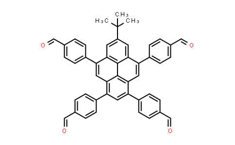 1422738-48-4 | 4,4',4'',4'''-(7-(Tert-butyl)pyrene-1,3,5,9-tetrayl)tetrabenzaldehyde