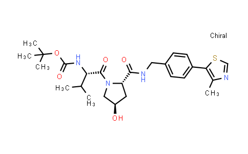 1448189-66-9 | ((S)-1-((2S,4R)-4-羟基-2-((4-(4-甲基噻唑-5-基)苄基)氨基甲酰基)吡咯烷-1-基)-3-甲基-1-氧代丁-2-基)氨基甲酸叔丁酯