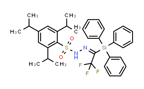 MC862050 | 145574-05-6 | (E)-2,4,6-三异丙基-N'-(2,2,2-三氟-1-(三苯基甲硅烷基)亚乙基)苯磺酰肼