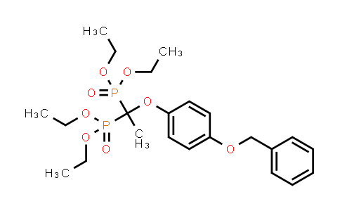 147875-57-8 | Tetraethyl (1-(4-(benzyloxy)phenoxy)ethane-1,1-diyl)bis(phosphonate)