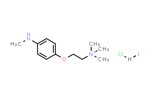 MC862069 | 1485426-18-3 | Trimethyl({2-[4-(methylamino)phenoxy]ethyl})azanium hydrochloride iodide