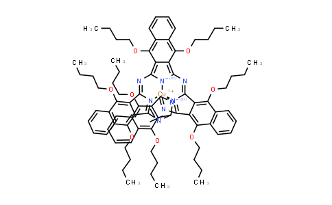 155773-67-4 | 铜(II)5,9,14,18,23,27,32,36-八丁氧基-2,3-萘酞菁