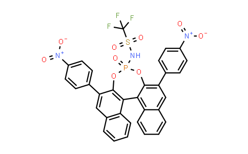 1628940-60-2 | N-(2,6-Bis(4-nitrophenyl)-4-oxidodinaphtho[2,1-d:1',2'-f][1,3,2]dioxaphosphepin-4-yl)-1,1,1-trifluoromethanesulfonamide