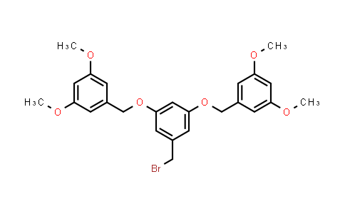 MC862198 | 176650-93-4 | 5,5'-(((5-(Bromomethyl)-1,3-phenylene)bis(oxy))bis(methylene))bis(1,3-dimethoxybenzene)