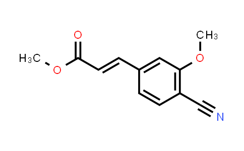 1799979-39-7 | (E)-Methyl 3-(4-cyano-3-methoxyphenyl)acrylate