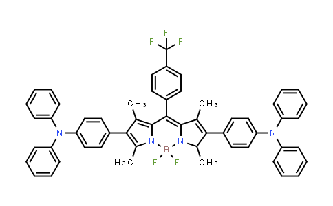 1835282-77-3 | 4,4'-(5,5-二氟-1,3,7,9-四甲基-10-(4-(三氟甲基)苯基)-5H-4l4,5l4-二吡咯并[1,2-c:2',1'-f][1,3,2]二氮杂硼烷-2,8-二基)双(N,N-二苯基苯胺)