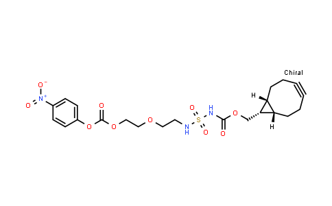 1898181-63-9 | rel-((1R,8S,9s)-双环[6.1.0]非-4-炔-9-基)甲基(N-(2-(2-((4-硝基苯氧基)羰基)氧基)乙氧基)乙基)氨磺酰基)氨基甲酸酯