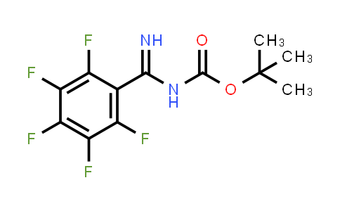 MC862294 | 1980048-36-9 | Tert-butyl (imino(perfluorophenyl)methyl)carbamate