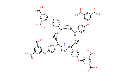 2027551-44-4 | 5,10,15,20-四(4-(3,5-二羧基苯氧基)苯基)卟啉