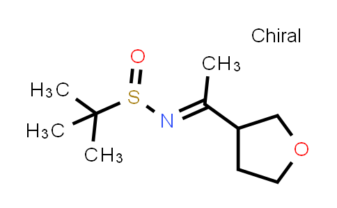2102865-12-1 | (S)-2-Methyl-N-(1-(tetrahydrofuran-3-yl)ethylidene)propane-2-sulfinamide
