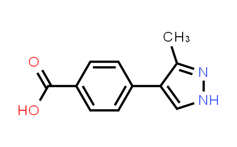 2137611-32-4 | 4-(3-Methyl-1H-pyrazol-4-yl)benzoicacid