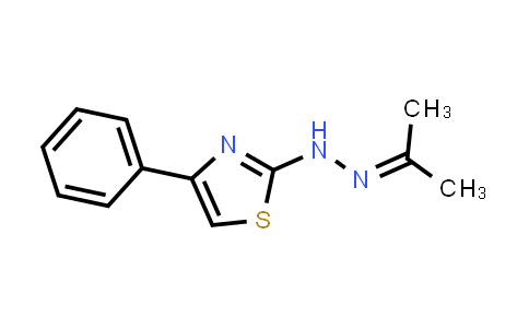 22067-26-1 | 4-苯基-2-(2-(丙-2-亚基)肼基)噻唑
