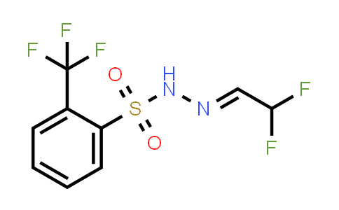 MC862397 | 2245235-35-0 | Benzenesulfonic acid, 2-(trifluoromethyl)-, 2-(2,2-difluoroethylidene)hydrazide