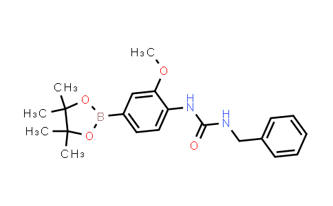 2246852-97-9 | 1-Benzyl-3-(2-methoxy-4-(4,4,5,5-tetramethyl-1,3,2-dioxaborolan-2-yl)phenyl)urea