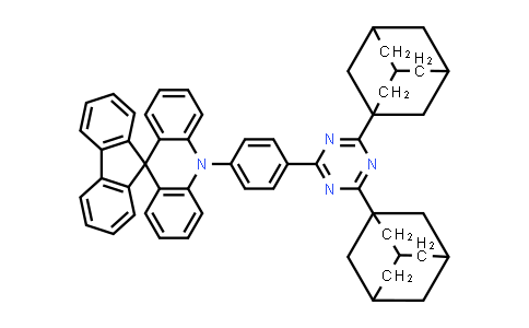 2250187-16-5 | 10-[4-[4,6-Di(1-adamantyl)-1,3,5-triazin-2-yl]phenyl]-10H-spiro[acridine-9,9'-fluorene](purifiedbysublimation)
