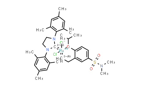 2265903-15-7 | Ruthenium, [1,3-bis(2,4,6-trimethylphenyl)-2-imidazolidinylidene]dichloro[2-[5-[(dimethylamino)sulfonyl]-2-(1-methylethoxy-κO)phenyl]ethylidene-κC]-
