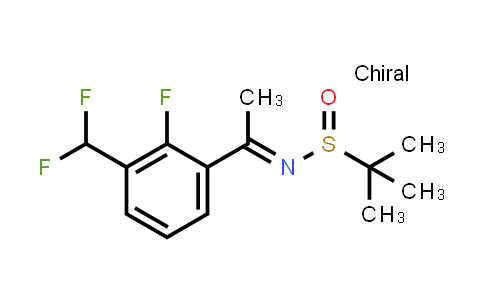 MC862442 | 2359693-46-0 | (R)-N-(1-(3-(Difluoromethyl)-2-fluorophenyl)ethylidene)-2-methylpropane-2-sulfinamide