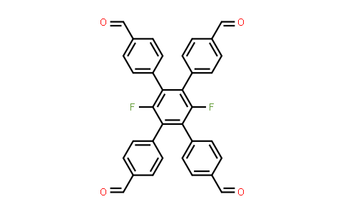 CAS No. 2363716-48-5, 3',6'-二氟-4',5'-双(4-甲酰基苯基)-[1,1':2',1''-三苯基]-4,4''-二甲醛