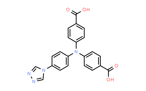 CAS No. 2376054-07-6, 4,4'-((4-(4H-1,2,4-三唑-4-基)苯基)氮杂二基)二苯甲酸