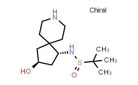 2409579-77-5 | N-((1R,3S)-3-Hydroxy-8-azaspiro[4.5]decan-1-yl)-2-methylpropane-2-sulfinamide