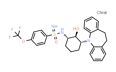 MC862483 | 2434792-86-4 | N-((1S,2S,3R)-3-(10,11-Dihydro-5H-dibenzo[b,f]azepin-5-yl)-2-hydroxycyclohexyl)-4-(trifluoromethoxy)benzenesulfonimidamide