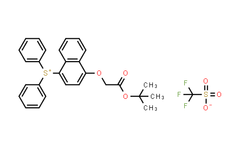 255056-48-5 | (tert-Butoxycarbonylmethoxynaphthyl)-diphenylsulfonium triflate