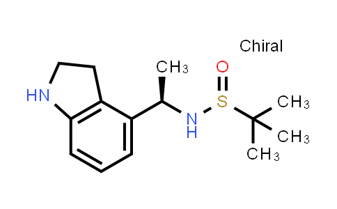2647886-95-9 | (r)-n-((r)-1-(Indolin-4-yl)ethyl)-2-methylpropane-2-sulfinamide
