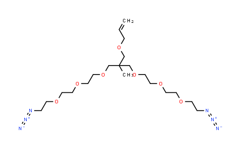 MC862554 | 2719051-68-8 | 11-((Allyloxy)methyl)-1,21-diazido-11-methyl-3,6,9,13,16,19-hexaoxahenicosane