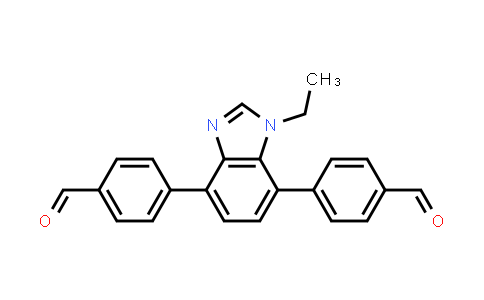 2750707-50-5 | 4,4'-(1-Ethyl-1H-benzo[d]imidazole-4,7-diyl)dibenzaldehyde