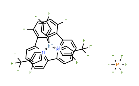 2757085-17-7 | [5,5′-Bis(trifluoromethyl)-2,2′-bipyridine-κN1,κN1′]bis[3,5-difluoro-2-(5-fluoro-2-pyridinyl-κN)phenyl-κC]-, (OC-6-33)-, hexafluorophosphate(1-) (1:1)