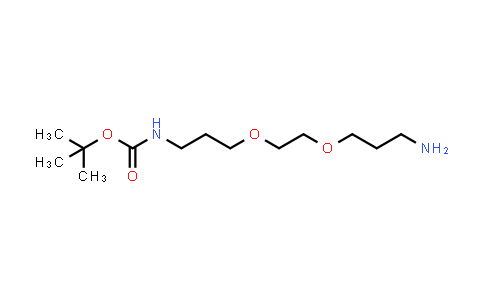 CAS No. 275823-77-3, Tert-butyl (3-(2-(3-aminopropoxy)ethoxy)propyl)carbamate