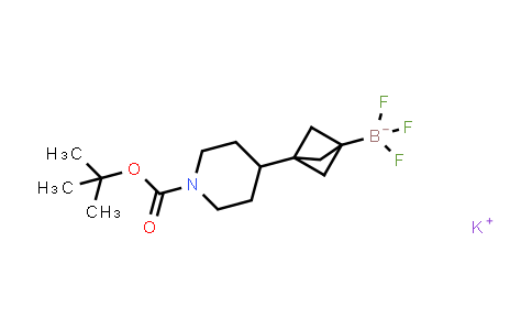 MC862595 | 2826264-35-9 | Potassium (3-(1-(tert-butoxycarbonyl)piperidin-4-yl)bicyclo[1.1.1]pentan-1-yl)trifluoroborate