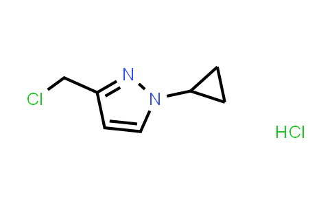 2866317-25-9 | 3-(Chloromethyl)-1-cyclopropyl-1H-pyrazole hydrochloride
