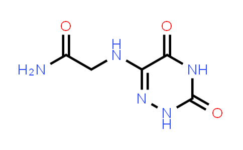 CAS No. 307524-95-4, 2-((3,5-Dioxo-2,3,4,5-tetrahydro-1,2,4-triazin-6-yl)amino)acetamide