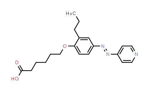 CAS No. 312694-02-3, (E)-6-(2-propyl-4-(pyridin-4-yldiazenyl)phenoxy)hexanoic acid