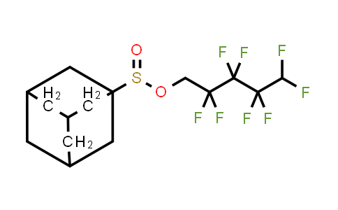 CAS No. 312699-89-1, 2,2,3,3,4,4,5,5-八氟戊基金刚烷-1-亚磺酸盐