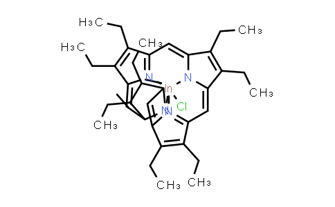 CAS No. 32125-07-8, Chloro(2,3,7,8,12,13,17,18-octaethylporphyrinato)indium(III)