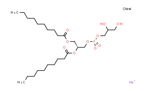 CAS No. 322647-25-6, (R)-2,3-双(癸酰氧基)丙基(2,3-二羟丙基)磷酸钠