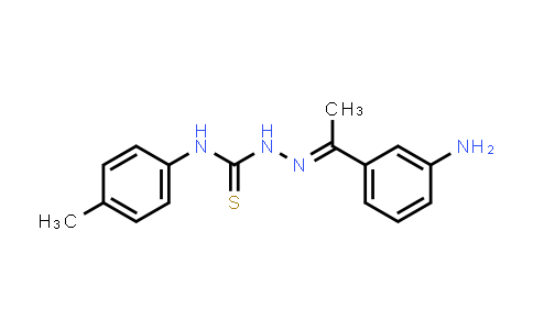 CAS No. 324055-38-1, (E)-2-(1-(3-aminophenyl)ethylidene)-N-(p-tolyl)hydrazine-1-carbothioamide
