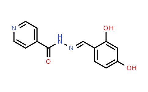 CAS No. 3477-69-8, N'-(2,4-dihydroxybenzylidene)isonicotinohydrazide
