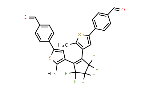DY862700 | 348639-12-3 | 4,4'-((Perfluorocyclopent-1-ene-1,2-diyl)bis(5-methylthiophene-4,2-diyl))dibenzaldehyde