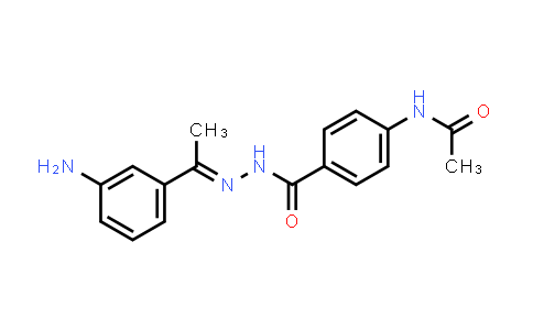 DY862702 | 349638-38-6 | (E)-N-(4-(2-(1-(3-aminophenyl)ethylidene)hydrazine-1-carbonyl)phenyl)acetamide