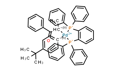 CAS No. 351531-08-3, [4-(1,1-二甲基乙基)苯基](1-甲基-2-氧代-2-苯基乙基)[1,2-苯基双[二苯基磷-κP]]钯