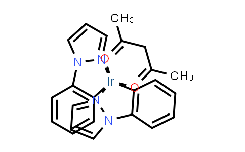 CAS No. 409319-60-4, (PPZ)2乙酰丙酮铱