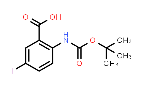 445479-86-7 | 2-((Tert-butoxycarbonyl)amino)-5-iodobenzoic acid
